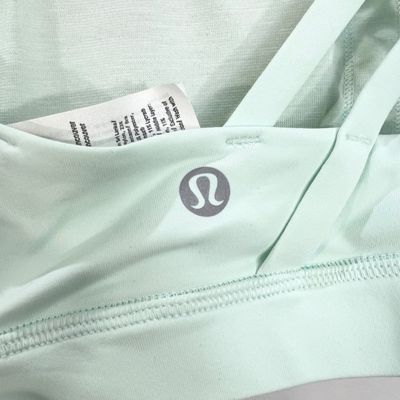 NWT Lululemon Energy Bra Medium Support B–D Cups in Sea Mist green 4 - Picture 8 of 14